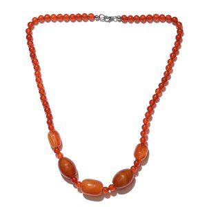 Red Agate & Quartzite Necklace